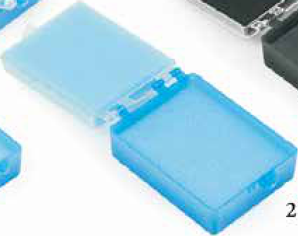 Plastic Crown Box with 2 Foam - Blue