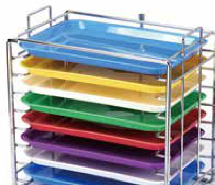 Plastic Set Up Trays - Pink (20 ct)